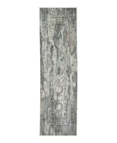 Oriental Weavers Gemini 4153f Runner Area Rug, 2'3 X 7'6 In Grey