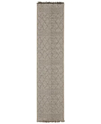 Oriental Weavers Gillian 5560j 1'10x7'6 Runner Area Rug In Charcoal