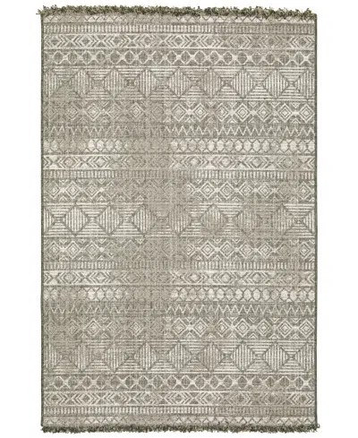 Oriental Weavers Gillian 4926a 6'7x9'2 Area Rug In Charcoal