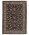 Oriental Weavers Hastings Ha07d 2'3x7'6 Runner Area Rug In Charcoal