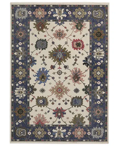 Oriental Weavers Hastings Ha01e 3'10x5'5 Area Rug In Ivory