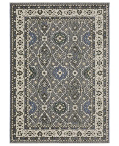 Oriental Weavers Hastings Ha07h 5'3x7'6 Area Rug In Blue