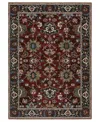 Oriental Weavers Hastings Ha03v 5'3x7'6 Area Rug In Red