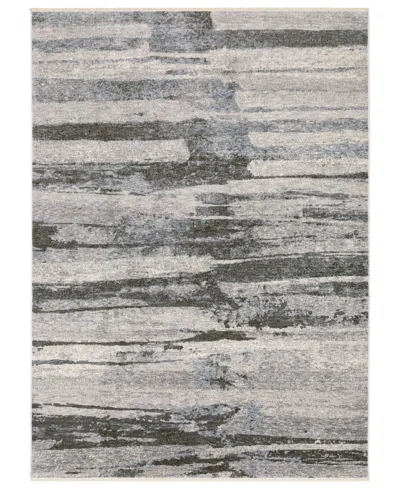 Oriental Weavers Hayden Hay07 3'3x5' Area Rug In Charcoal