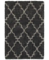 Oriental Weavers Henderson Shag 92 Area Rug, 3'10 X 5'5 In Black