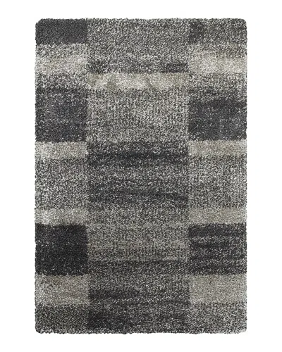 Oriental Weavers Henderson Shag 531z Area Rug, 6'7 X 9'6 In Gray/charcoal