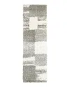 Oriental Weavers Henderson Shag 5502h Runner Rug, 2'3 X 7'6 In Ivory/gray