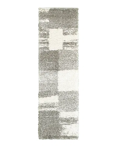 Oriental Weavers Henderson Shag 5502h Runner Rug, 2'3 X 7'6 In Ivory/gray