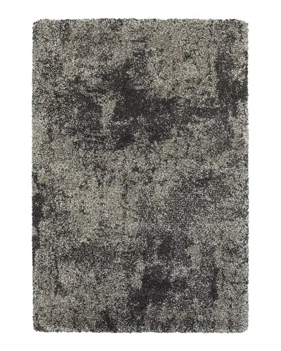 Oriental Weavers Henderson Shag 5503 Area Rug, 6'7 X 9'6 In Gray/charcoal