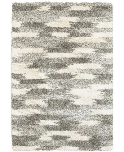 Oriental Weavers Henderson Shag 565j9 5'3"x7'6" Area Rug In Gray