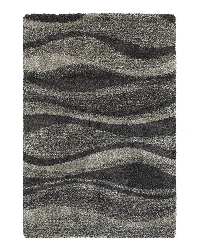 Oriental Weavers Henderson Shag 5992e Area Rug, 5'3 X 7'6 In Gray/charcoal