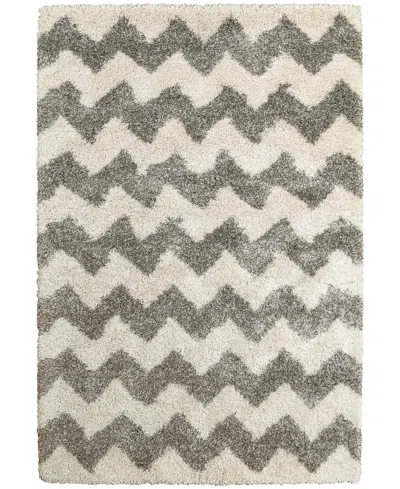 Oriental Weavers Henderson Shag 625w9 7'10"x10'10" Area Rug In Gray