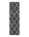 Oriental Weavers Henderson Shag 92 Runner Rug, 2'3 X 7'6 In Charcoal/gray
