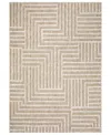 Oriental Weavers Hunter Hnt03 2'3"x7'6" Runner Area Rug In Neutral