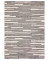 Oriental Weavers Hunter Hnt04 6'7"x9'6" Area Rug In Black