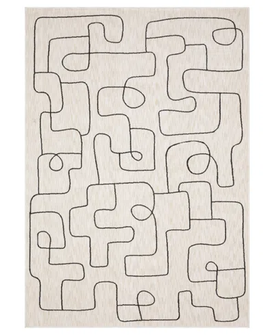 Oriental Weavers Hunter Hnt06 2'3"x7'6" Runner Area Rug In Neutral