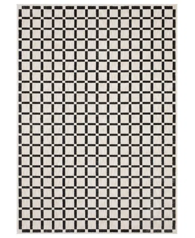 Oriental Weavers Hunter Hnt08 6'7"x9'6" Area Rug In Black