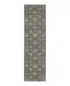 Oriental Weavers Intrigue Int01 Runner Area Rug, 2'3 X 7'6 In Grey
