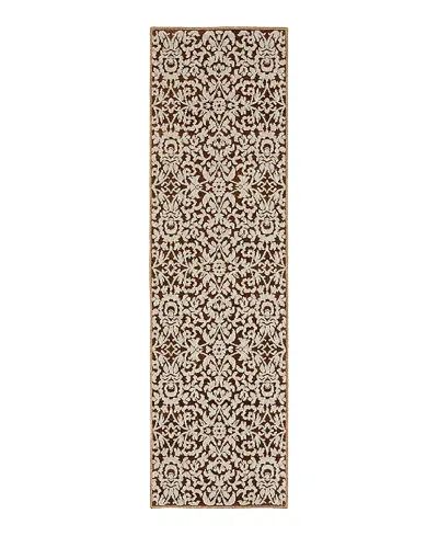 Oriental Weavers Intrigue Int02 Runner Area Rug, 2'3 X 7'6 In Orange