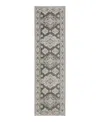 Oriental Weavers Intrigue Int06 Runner Area Rug, 2'3 X 7'6 In Grey