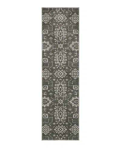 Oriental Weavers Intrigue Int09 Runner Area Rug, 2'3 X 7'6 In Grey