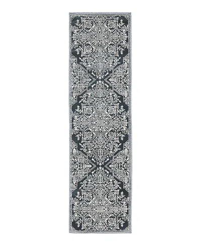 Oriental Weavers Intrigue Int10 Runner Area Rug, 2'3 X 7'6 In Blue