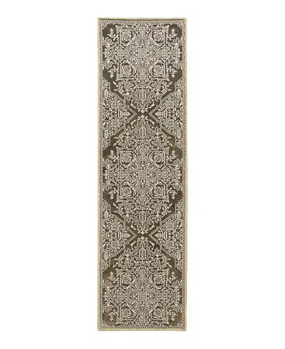 Oriental Weavers Intrigue Int11 Runner Area Rug, 2'3 X 7'6 In Gold