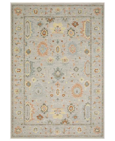 Oriental Weavers Keaton Kea03 2'3"x7'6" Runner Area Rug In Gray