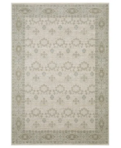 Oriental Weavers Keaton Kea04 2'3"x7'6" Runner Area Rug In Gray