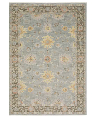 Oriental Weavers Keaton Kea05 2'3"x7'6" Runner Area Rug In Blue