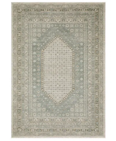 Oriental Weavers Keaton Kea08 6'7"x9'6" Area Rug In Green