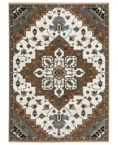 Oriental Weavers Keira Kei03 7'10"x10'10" Area Rug In Rust