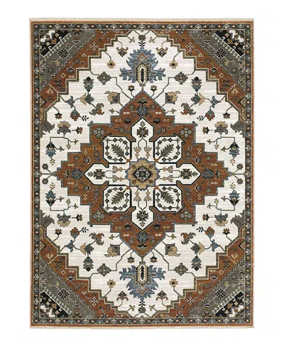 Oriental Weavers Keira Kei03 Area Rug, 5'3 X 7'6 In Rust