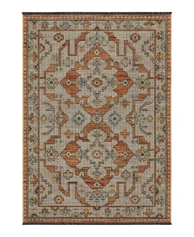 Oriental Weavers Legacy Lgy07 5' 3 X 7' 6 Area Rug In Brown