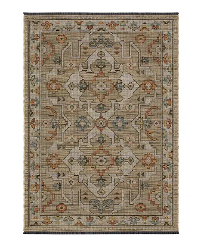 Oriental Weavers Legacy Lgy08 6' 7 X 9' 6 Area Rug In Brown