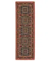 Oriental Weavers Lilihan 002c6 2'x6' Runner Area Rug In Red