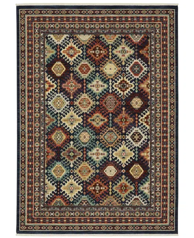 Oriental Weavers Lilihan 003b6 5'3"x7'6" Area Rug In Brown