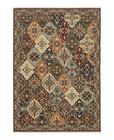 Oriental Weavers Lilihan 050x6 Area Rug, 7'10 X 10'10 In Red
