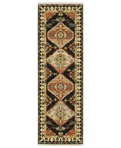 Oriental Weavers Lilihan 051k6 2'x6' Runner Area Rug In Brown