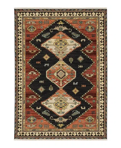 Oriental Weavers Lilihan 051k6 Area Rug, 2' X 3' In Charcoal