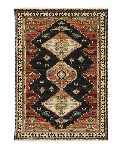 Oriental Weavers Lilihan 051k6 Area Rug, 7'10 X 10'10 In Charcoal