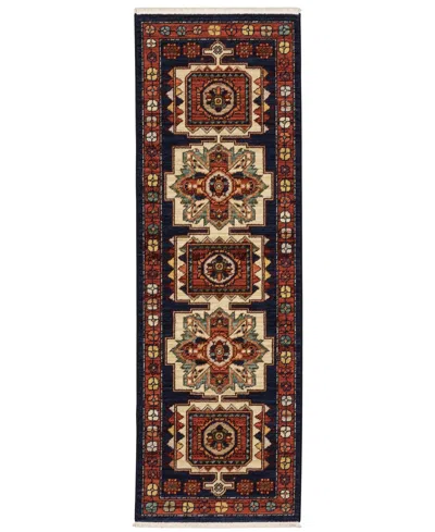 Oriental Weavers Lilihan 090b6 2'x6' Runner Area Rug In Multi