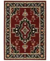 Oriental Weavers Lilihan 092r6 7'10"x10'10" Area Rug In Red