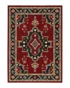 Oriental Weavers Lilihan 092r6 Area Rug, 2' X 3' In Red/black