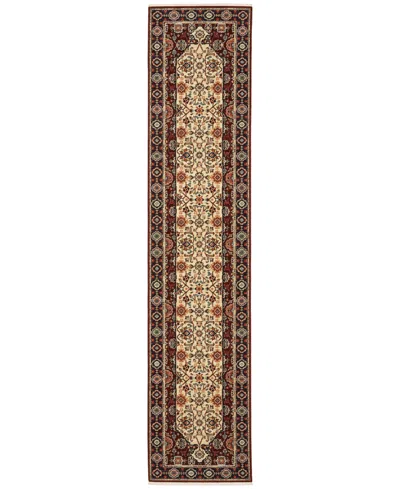 Oriental Weavers Lilihan 1802w 2'6"x12' Runner Area Rug In Brown