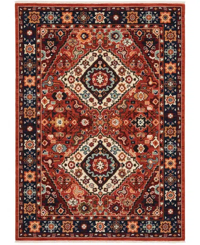 Oriental Weavers Lilihan 2061v 7'10"x10'10" Area Rug In Red