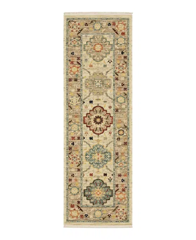 Oriental Weavers Lilihan 4601w Runner Area Rug, 2' X 6' In Multi