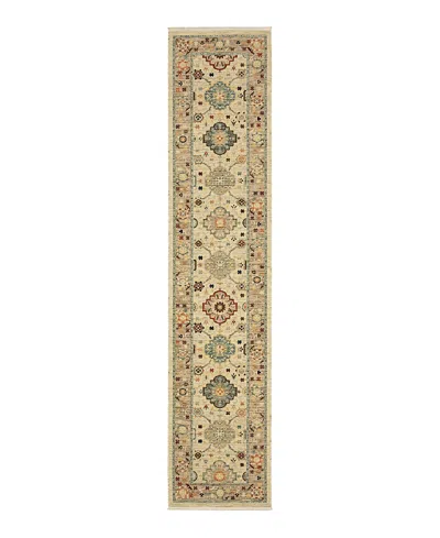 Oriental Weavers Lilihan 4601w Runner Area Rug, 2'6 X 12' In Beige