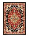 Oriental Weavers Lilihan 4929a Area Rug, 2' X 3' In Black/red