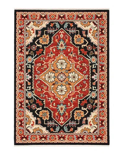 Oriental Weavers Lilihan 4929a Area Rug, 6'7 X 9'6 In Black/red